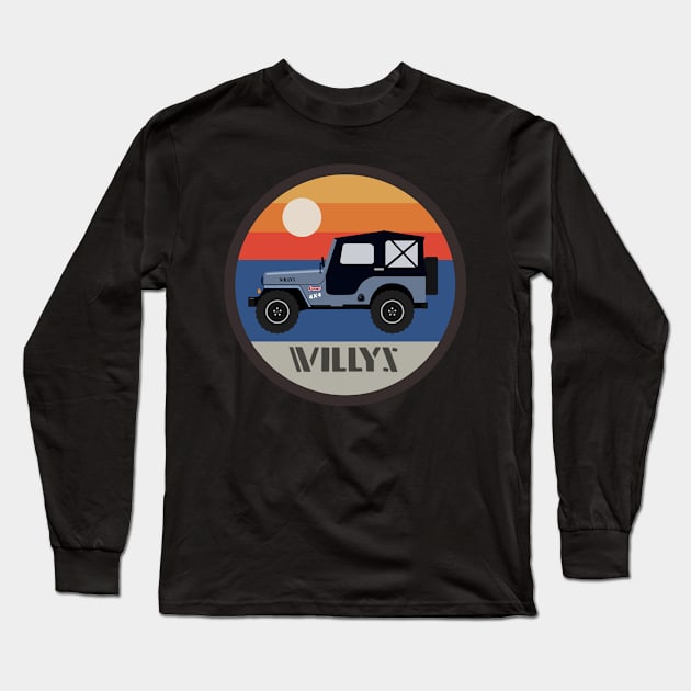 Willys lover Long Sleeve T-Shirt by sojeepgirl